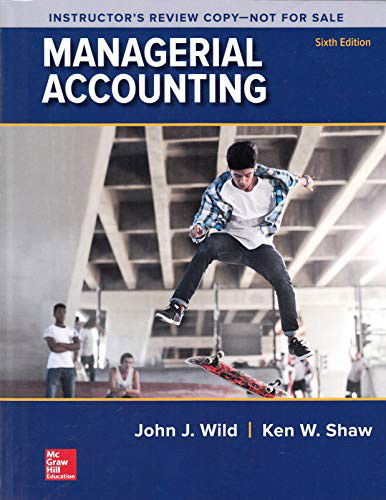 Cover for John Wild · Loose Leaf for Managerial Accounting (Loose-leaf) (2017)