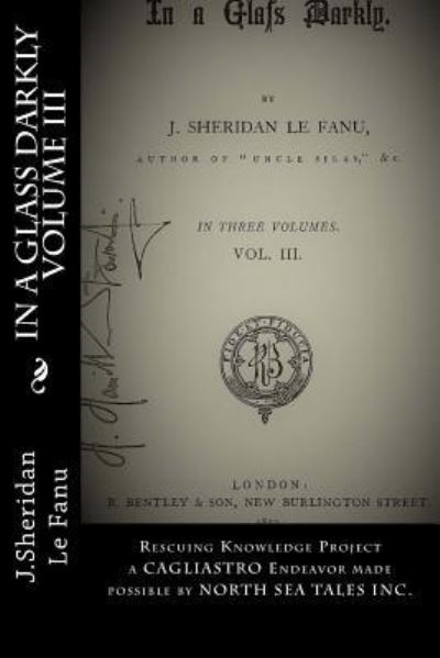 Cover for J Sheridan Le Fanu · In a Glass Darkly Volume III (Paperback Book) (2017)