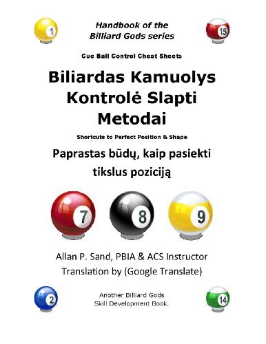 Cover for Allan P. Sand · Biliardas Kamuolys Kontrole Slapti Metodai: Paprastas Budu, Kaip Pasiekti Tikslus Pozicija (Paperback Book) [Lithuanian edition] (2012)