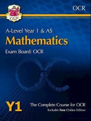 Cover for CGP Books · A-Level Maths for OCR: Year 1 &amp; AS Student Book with Online Edition - CGP OCR A-Level Maths (Bok) [Online edition] (2017)