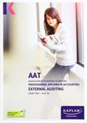 Cover for Kaplan Publishing · External Auditing - Study Text (Paperback Book) (2019)