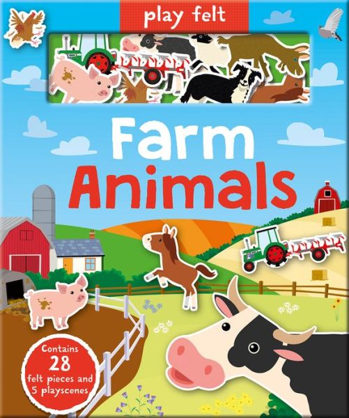 Cover for Amber Lily · Play Felt: Farm Animals (Board book) (2020)