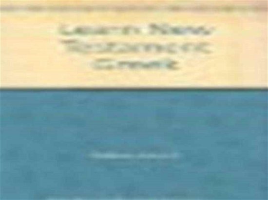 Cover for Spck · Learn New Testament Greek (Taschenbuch) (2012)