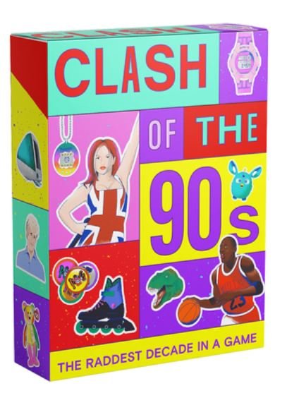 Cover for Smith Street Books · Clash of the 90s: The raddest decade in a game (Flashkort) (2023)