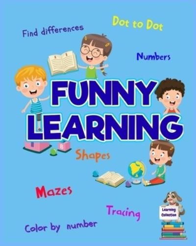 Cover for Axinte · Funny Learning Activity book for Kids (Pocketbok) (2021)