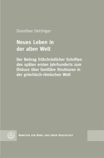 Cover for Dettinger · Neues Leben in der alten Welt (Book) (2017)