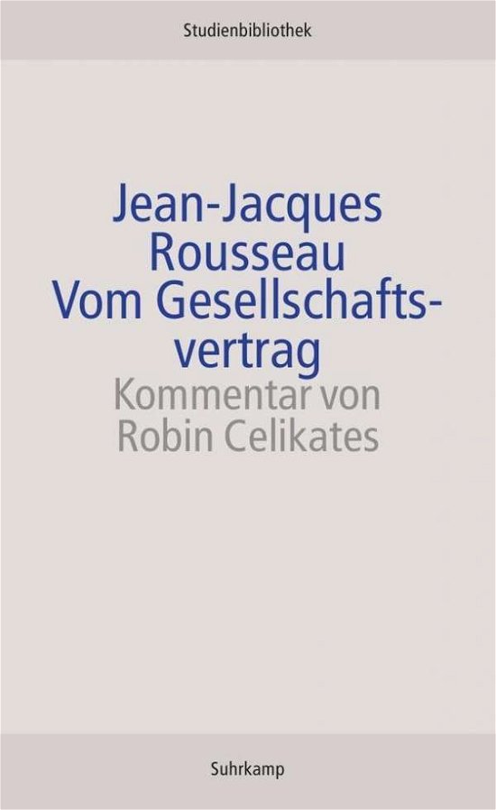 Cover for Rousseau · Vom Gesellschaftsvertrag (Book)