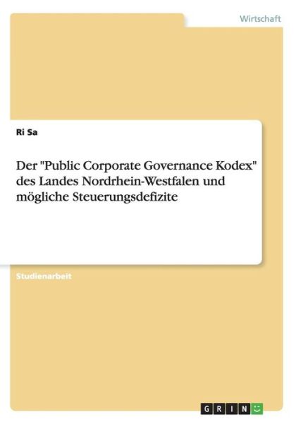 Der - Ri Sa - Books - Grin Verlag Gmbh - 9783656950219 - April 24, 2015