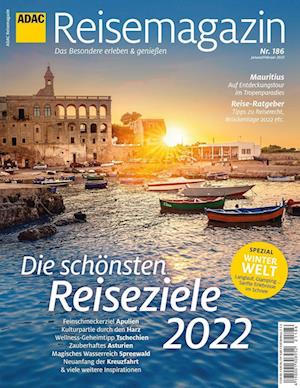 ADAC Reisemagazin 12/21 mit Titelthema Top Reisethemen 2022 - Graefe und Unzer Verlag - Książki - Graefe und Unzer Verlag - 9783834233219 - 9 grudnia 2021