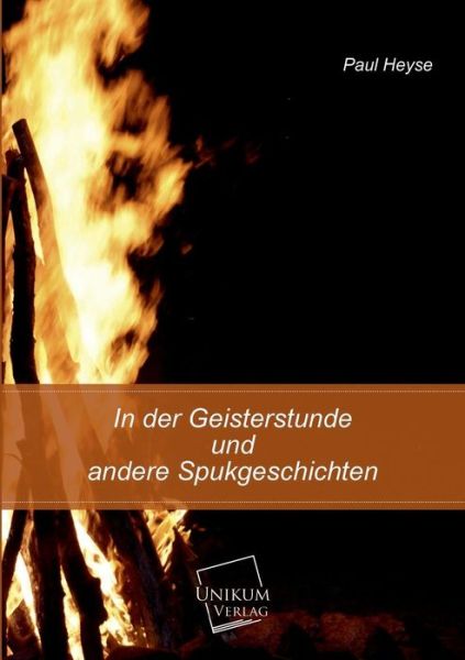 In Der Geisterstunde Und Andere Spukgeschichten - Paul Heyse - Books - UNIKUM - 9783845701219 - February 18, 2013