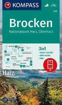 Cover for Kompass · Kompass Wanderkarte: Brocken, Nationalpark Harz, Oberharz (Hardcover Book) (2021)