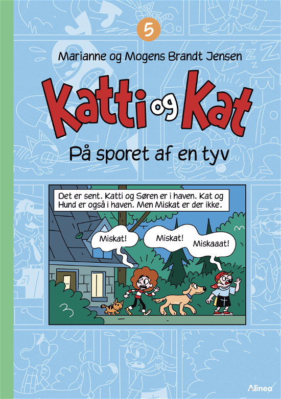 Cover for Marianne Brandt Jensen; Mogens Brandt Jensen · Læseklub: Katti og Kat 5, Grøn Læseklub (Bound Book) [1.º edición] (2023)