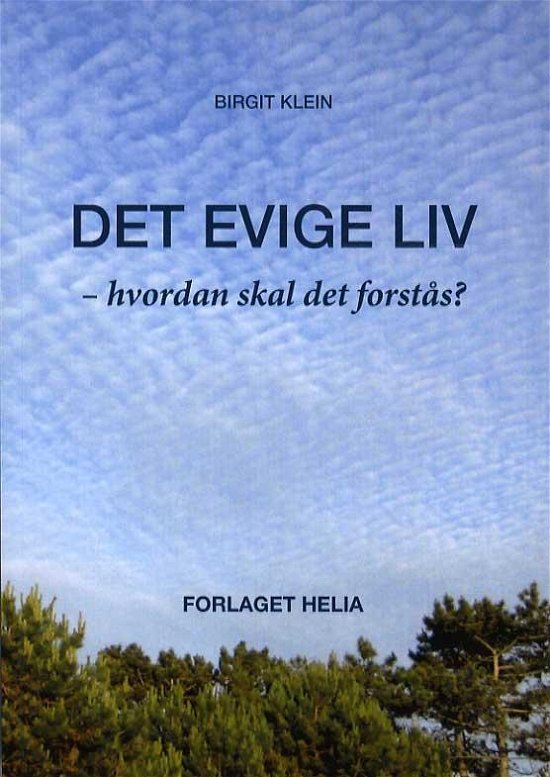 Cover for Birgit Klein · Det evige liv - hvordan skal det forstås (Pocketbok) [1. utgave] (2016)