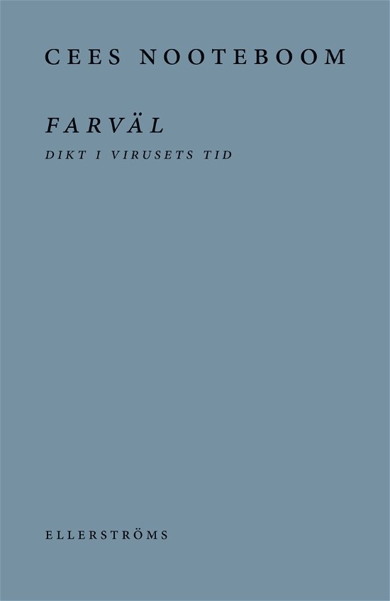 Cover for Cees Nooteboom · Farväl (Book) (2021)