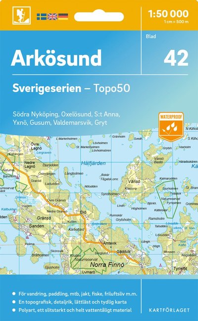 Cover for Arkosund - Sverigeserien Topo50 (Map) (2025)