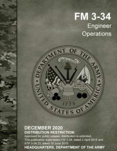 Cover for U S Army · FM 3-34 Engineer Operations (Paperback Book) (2021)