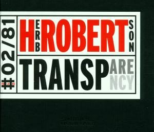 Cover for Herb Robertson · Transparency (CD) (2011)