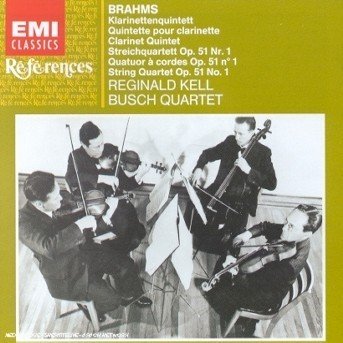 Cover for Brahms / Kell / Busch Quartet · Clarinet Quintet / String Quartet (CD) (2000)
