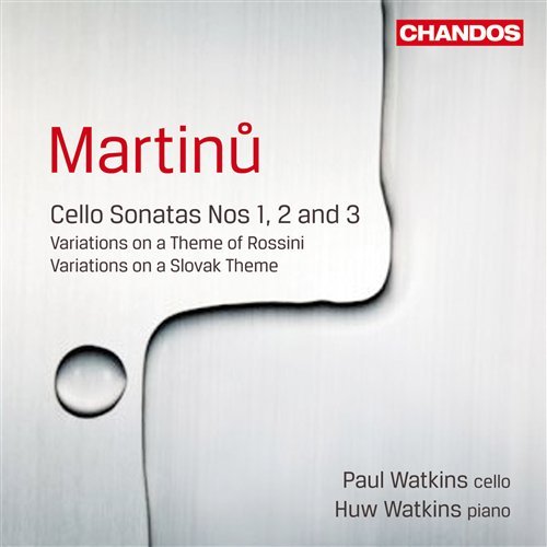 Cello Sonatas 1-3 - B. Martinu - Musik - CHANDOS - 0095115160220 - 9 juli 2010