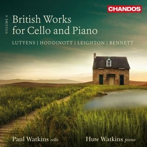 Cover for Paul Watkins · British Works for Cello &amp; Piano Works Vol.4 (CD) (2015)