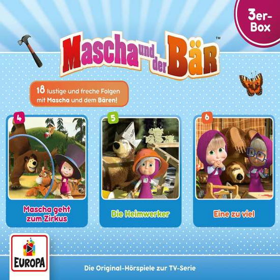 Cover for Mascha Und Der Bär · 002/3er Box (Folgen 4,5,6) (CD) (2018)