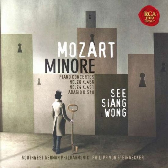 Cover for See Siang Wong &amp; Südwestdeutsche Philharmonie Konstanz &amp; Philipp Von Steinaecker · Mozart: Minore - Piano Concertos No. 20 &amp; 24, Adagio K. 540 (CD) (2022)