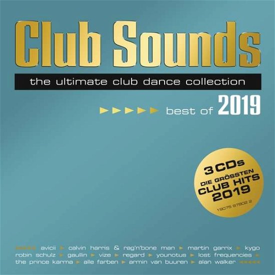 Club Sounds-best of 2019 - V/A - Música -  - 0190759780220 - 22 de novembro de 2019