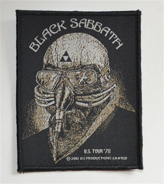 Patch US Tour 78 (9,6 x 7,2 cm) - Black Sabbath - Produtos - Value Merch - 0200000073220 - 14 de janeiro de 2019