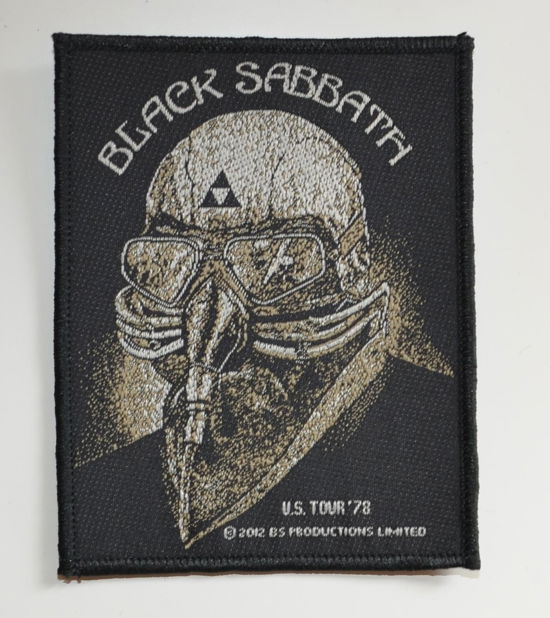 Patch US Tour 78 (9,6 x 7,2 cm) - Black Sabbath - Fanituote - Value Merch - 0200000073220 - maanantai 14. tammikuuta 2019