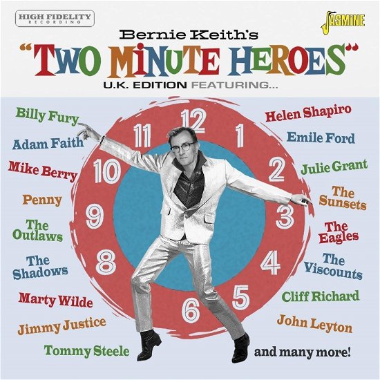 Bernie Keith's Two Minute Heroes - V/A - Musiikki - JASMINE - 0604988119220 - perjantai 24. marraskuuta 2023
