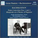 Rachmaninovpiano Concertos Nos 1 4 - Rachmaninovphiladelphia or - Musiikki - NAXOS HISTORICAL - 0636943160220 - maanantai 1. helmikuuta 1999