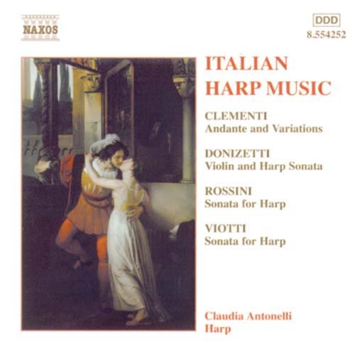 Italian Harp Music - Clementi / Donizetti / Rossin - Musik - NAXOS - 0636943425220 - 24. marts 2002