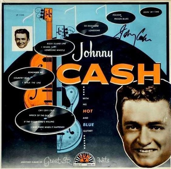 Cover for Johnny Cash · With His Hot &amp; Blue Guitar (LP) [Coloured edition] (2014)