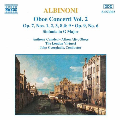Oboe Concerti Vol.2 - T. Albinoni - Musikk - NAXOS - 0730099400220 - 20. november 1997