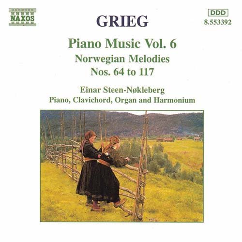 Pianomusic 6 Norwegian... - Edvard Grieg - Musikk - NAXOS - 0730099439220 - 19. januar 1998