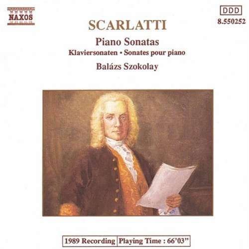 Cover for Balázs Szokolay · Domenico Scarlatti: Piano Sonatas (CD) (2024)