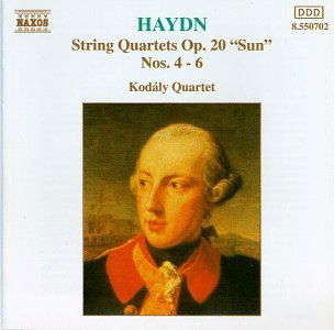 String Quartets Op 20, 4-6 - Haydn / Kodaly Quartet - Musik - NCL - 0730099570220 - 15. Februar 1994
