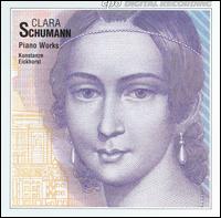 Cover for Schumann,clara / Konstanze Eickhorst · Piano Music (CD) (1995)