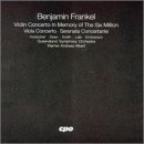 Concerto for Violin & Orchestra Op 24 - Frankel / Albert - Music - CPO - 0761203942220 - June 2, 1998