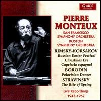 Monteux Conducts Borodin & Stravinsky - Borodin / Stravinsky / Sfs / Bso / Monteux - Musik - GUILD - 0795754234220 - 11. november 2008