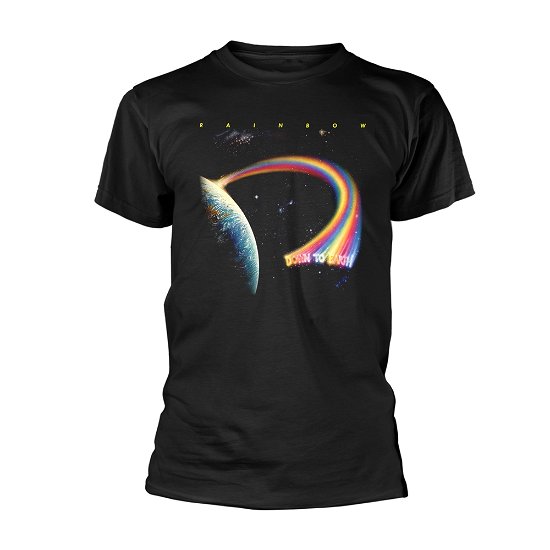 Cover for Rainbow · Down to Earth (T-shirt) [size S] [Black edition] (2011)