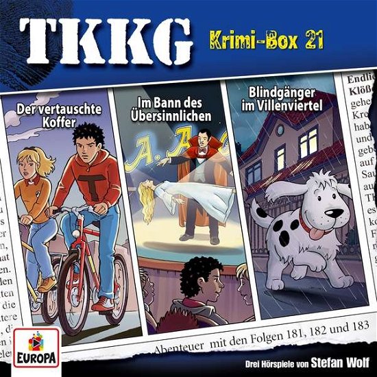 Cover for Tkkg · Krimi-box 21 (Folgen 181,182,183) (CD) (2017)