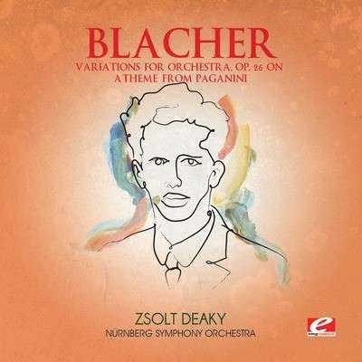 Cover for Blacher · Variations For Orchestra (CD) [EP edition] (2013)