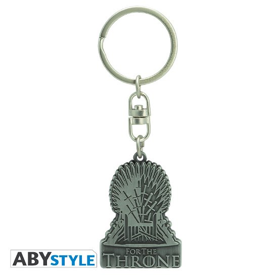 GAME OF THRONES - Metal Keychain - For the Throne - Keychain - Produtos -  - 3665361022220 - 15 de novembro de 2019