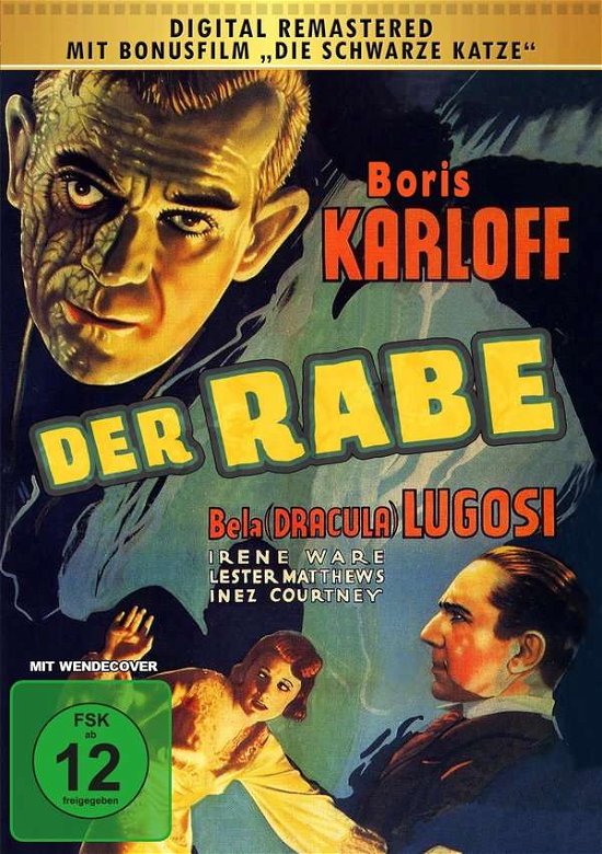 Cover for Karloff,boris / Lugosi,bela · Der Rabe-digital Remastered (Inkl.bonusfilm) (DVD) (2021)
