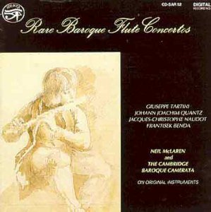 Cover for Cambridge Baroque Camera · Rare Baroque Flute Concertos (CD) (2011)