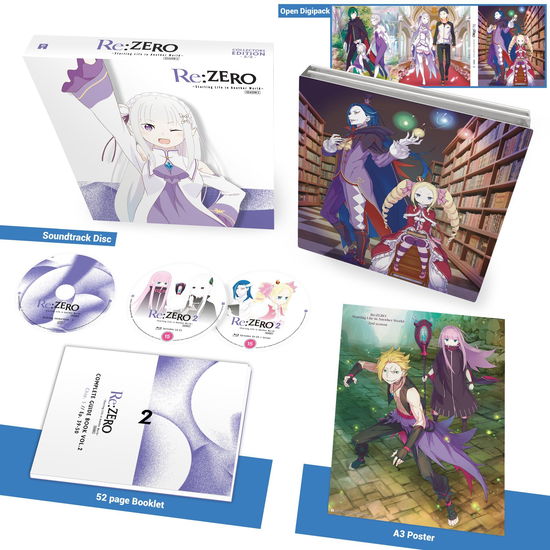 Cover for Re Zero Season 2 Part 2 Limited Collectors Edition Blu-Ray + (Blu-ray) (2024)