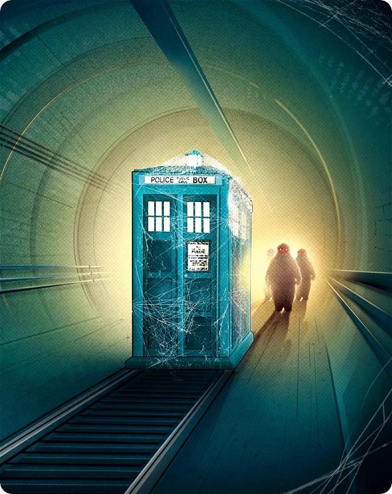 Cover for Doctor Who: The Web of Fear - Steelbook · Doctor Who Animated - Web of Fear Limited Edition Steelbook (Blu-ray) (2021)