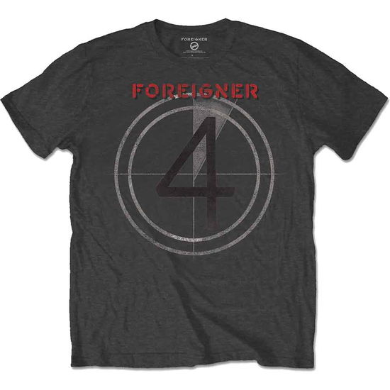 Foreigner · Foreigner Unisex T-Shirt: 4 (T-shirt) [size S] [Grey - Unisex edition]