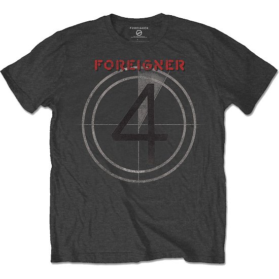 Cover for Foreigner · Foreigner Unisex T-Shirt: 4 (T-shirt) [size S] [Grey - Unisex edition]